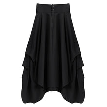 Load image into Gallery viewer, Pleated High-waisted Button Skirt
