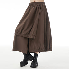 Load image into Gallery viewer, Solid Color Loose Casual A-line Culottes
