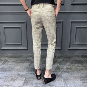 Casual Plaid Printed Thin Summer Pants