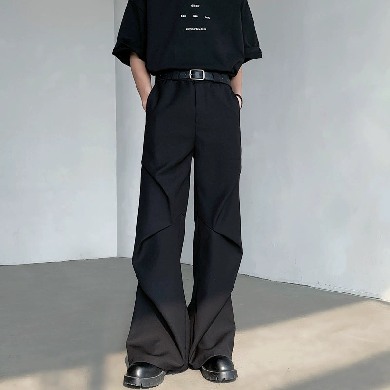 Pleated Loose Casual Wide-leg Pants