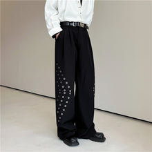 Load image into Gallery viewer, Rivet Design Wide-leg Casual Pants
