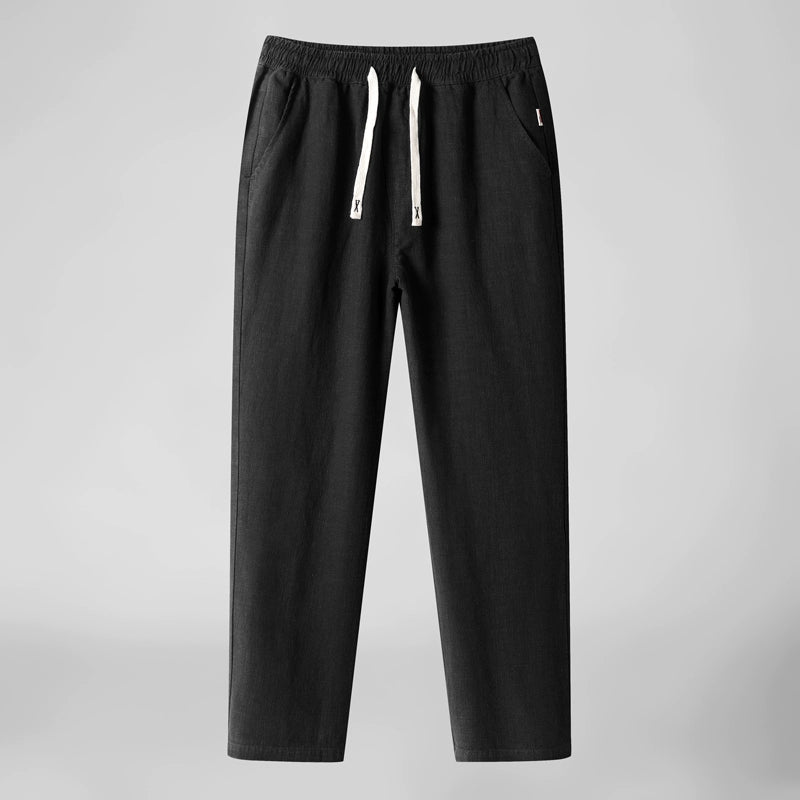 Ramie Straight Vintage Linen Pants