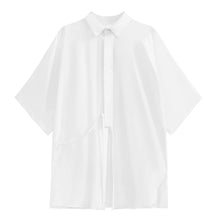 Load image into Gallery viewer, Loose Solid Color POLO Collar Button-Down Shirt
