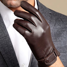 Load image into Gallery viewer, Warm Motorcycle Riding Leather Gloves
