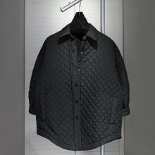 Load image into Gallery viewer, Quilted Thickened Rhombus Cotton Coat
