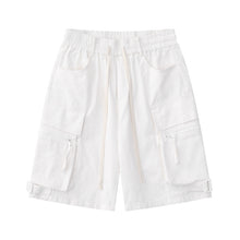 Load image into Gallery viewer, Drawstring Zipper Pocket Shorts
