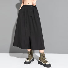 Load image into Gallery viewer, Fake Two Piece Button Wide Leg Culottes
