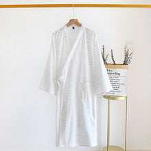 Load image into Gallery viewer, Jacquard Striped Loose Robe
