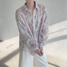 Load image into Gallery viewer, Casual Floral Loose Long Sleeve Shirt
