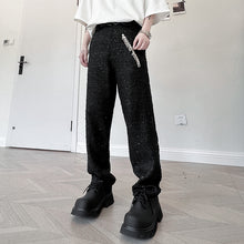 Load image into Gallery viewer, Sequin Zipper Casual Slim Fit Cropped Pants
