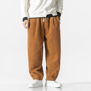 Loose Corduroy Harem Pants