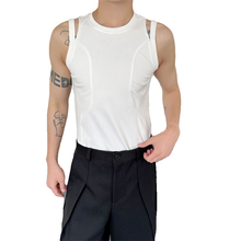 Load image into Gallery viewer, Slim Fit Hollow Strap Vest
