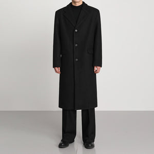 Mid-length Loose Woolen Coat