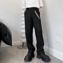 Load image into Gallery viewer, Sequin Zipper Casual Slim Fit Cropped Pants
