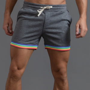 Cotton Sport Rainbow Print Shorts