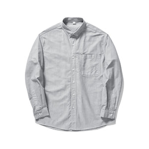 Cotton Oxford Long Sleeve Shirt