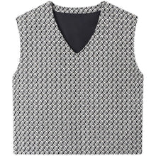 Load image into Gallery viewer, V-neck Pullover Woven Chunky Floral Waistcoat
