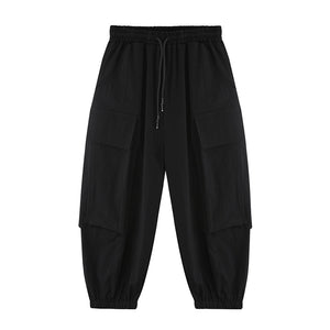 Black Casual Eight-point Bloomers