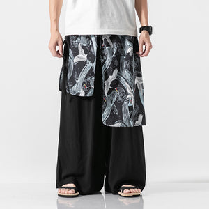 Crane Linen Wide Leg Pants