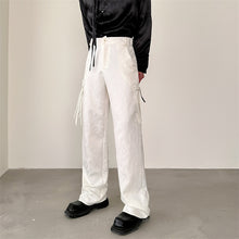 Load image into Gallery viewer, Dark Pattern Jacquard Knot Design Casual Pants
