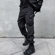 Load image into Gallery viewer, Black Multi-pocket Functional Pants
