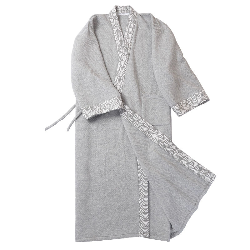 Retro Long Thickened Robe Pajamas Zen Clothes