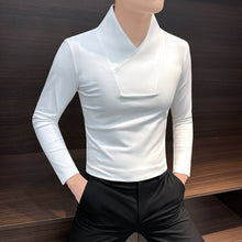 Load image into Gallery viewer, V-neck Slim Fit Bottoming Shirt
