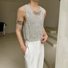 Load image into Gallery viewer, Sequin Sleeveless Casual Vest
