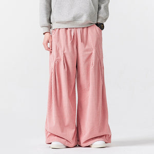 Corduroy Casual Thick Straight Wide-leg Pants