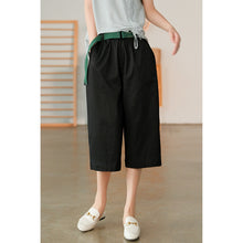 Load image into Gallery viewer, Retro Loose Wide Leg Cropped Pants
