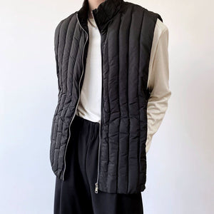 Stand Collar Cotton Loose Vest