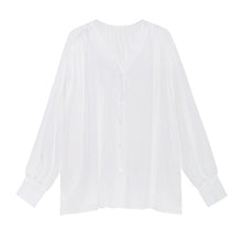 Load image into Gallery viewer, V Neck Long Sleeved Loose Shirt
