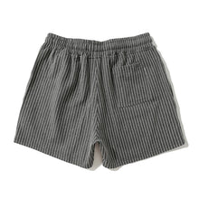 Load image into Gallery viewer, Vertical Striped Cotton Sport Home Shorts
