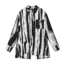 Load image into Gallery viewer, Tie Dye Back Slit Irregular Shirt
