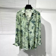 Load image into Gallery viewer, Irregular Printed Loose Shirt
