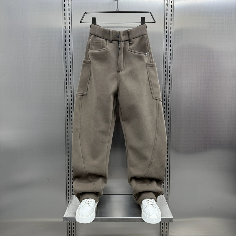 Winter Loose Straight Pants