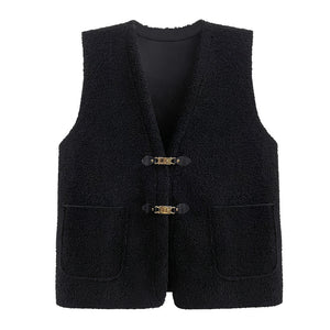 Autumn and Winter Retro Loose Vest