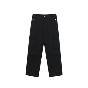 Multi-pocket Straight Pants