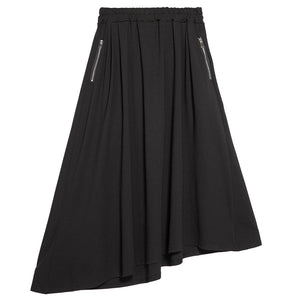 Irregular Elastic A-line Skirt