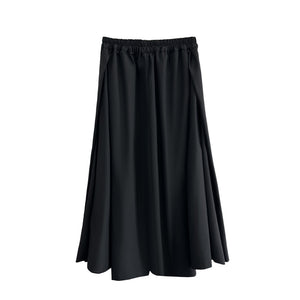 Drape Breathable Wide-leg Cropped Trousers