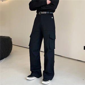 Multi-pocket Straight Pants