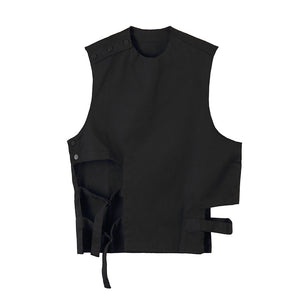 Irregular Hollow Round Neck Vest