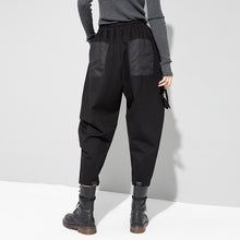 Load image into Gallery viewer, Casual Patchwork Pocket Harem Pants
