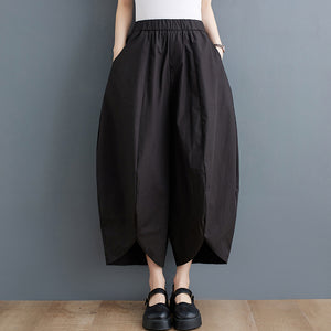 Loose Lantern Wide Leg Pants