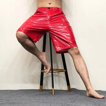 Load image into Gallery viewer, Reflective Costumes PU Leather Shorts
