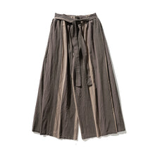 Load image into Gallery viewer, Striped Straight Wide-leg Casual Culottes
