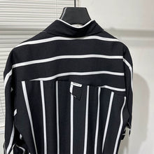 Load image into Gallery viewer, Irregular Striped Thin Shirt
