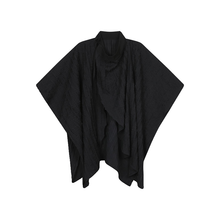 Load image into Gallery viewer, Irregular Pleated Pace-up Half-sleeve Silhouette Cape
