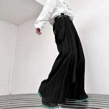 Load image into Gallery viewer, Double Ribbon Pleated Wide Leg Pants
