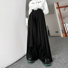 Load image into Gallery viewer, Double Ribbon Pleated Wide Leg Pants
